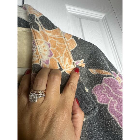 Free People Printed Ruby Jacket Sz L - Picture 5 of 11